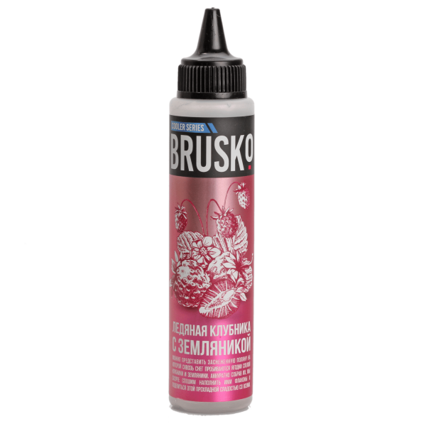 Купить Brusko Ледяная клубника с земляникой, 60 мл, 0 %