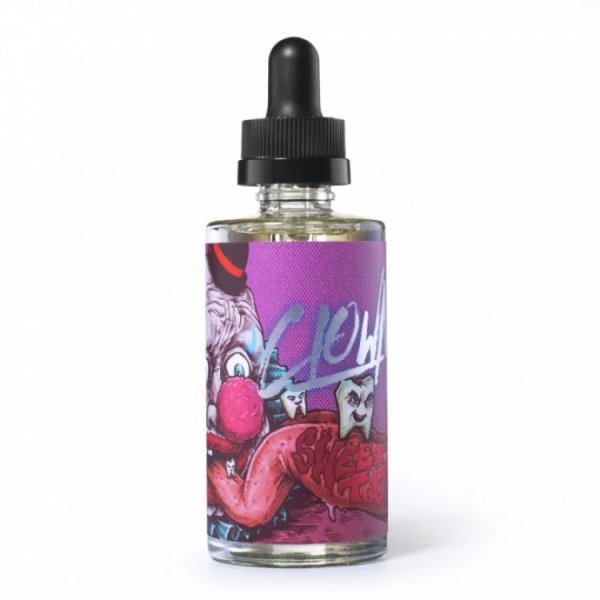 Купить The Clown Sweet Tooth (Сладкая вата, Малина), 60 мл, 0,3 %