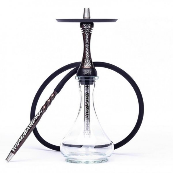 Купить Alpha Hookah - Model X SS Artist Bronze (Шахта+Шланг+Мундштук+Блюдце)