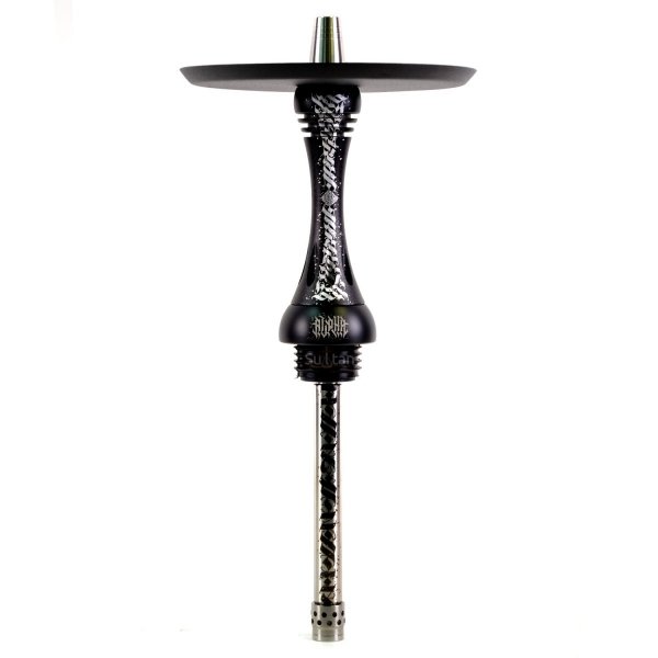 Купить Alpha Hookah - Model X SS Artist Black Matte (Шахта+Шланг+Мундштук+Блюдце)
