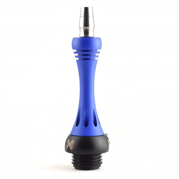Купить Alpha Hookah  - Model X Blue Matte (Шахта+Шланг+Мундштук+Блюдце)