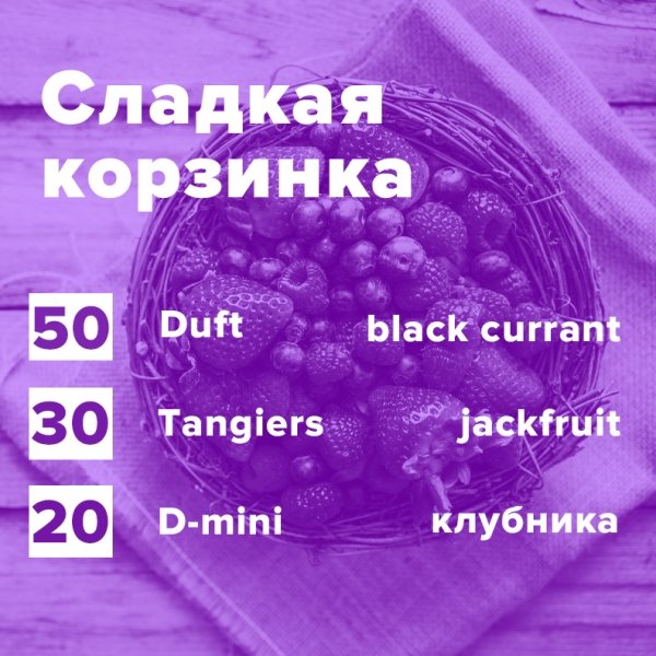 Купить Сладкая корзинка (рецепт)