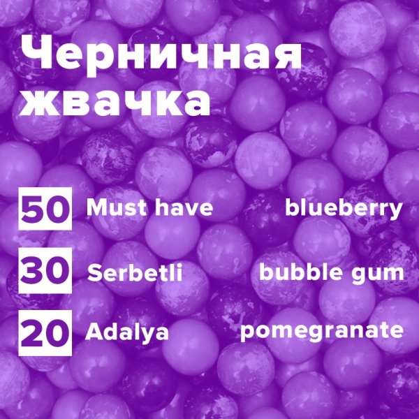 Купить Черничная жвачка (рецепт)