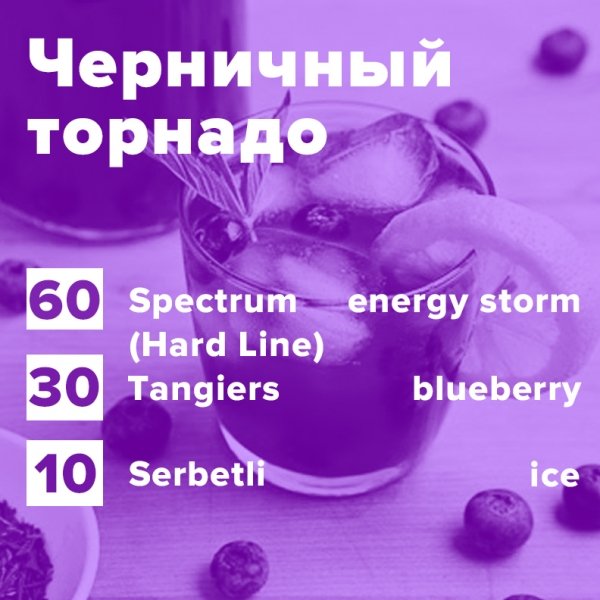 Купить Черничный торнадо (рецепт)
