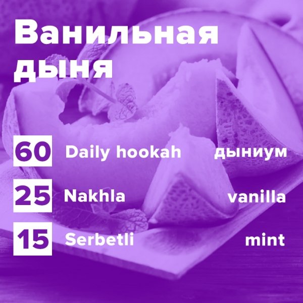 Купить Ванильная дыня (рецепт)