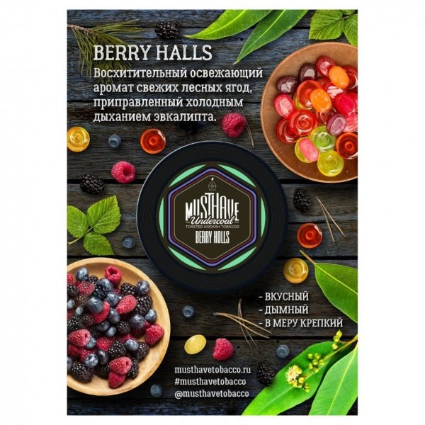 Купить Must Have - Berry Holls (Ягодный Холс) 125г