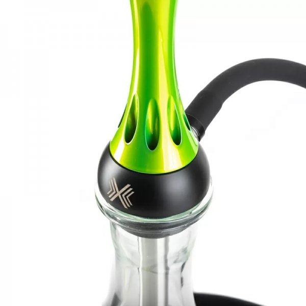 Купить Alpha Hookah  - Model X Lime (Шахта+Шланг+Мундштук+Блюдце)