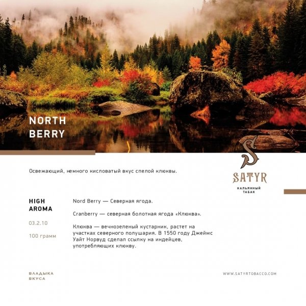 Купить Satyr - Norerry (Клюква) 100г