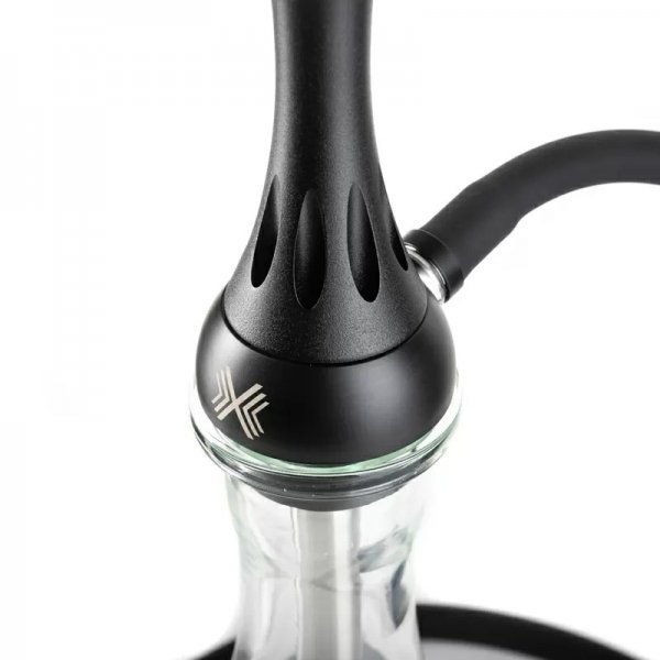 Купить Alpha Hookah - Model X Black Matte (Шахта+Шланг+Мундштук+Блюдце)