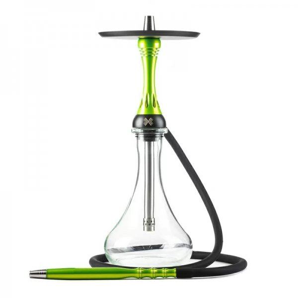 Купить Alpha Hookah  - Model X Lime (Шахта+Шланг+Мундштук+Блюдце)