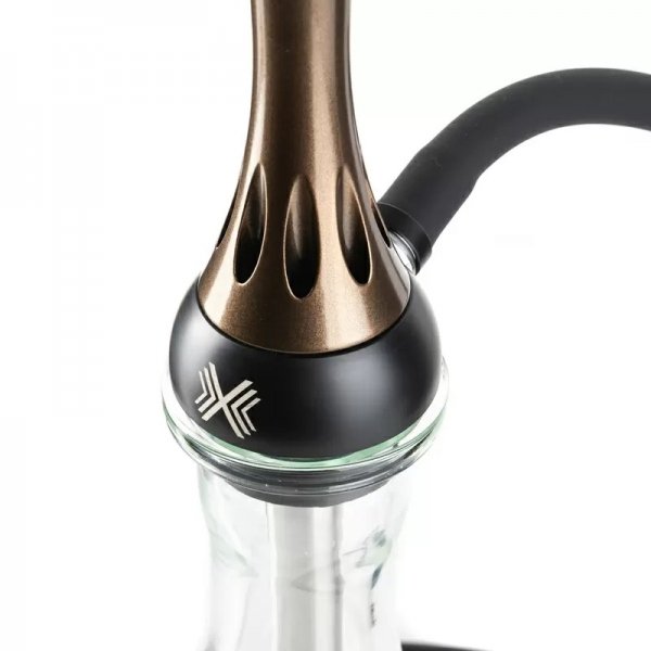 Купить Alpha Hookah - Model X Bronze (Шахта+Шланг+Мундштук+Блюдце)