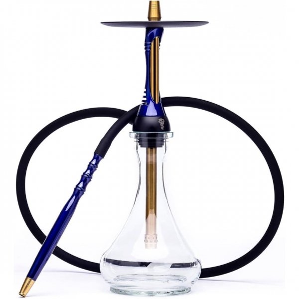 Купить Alpha Hookah - Model S Dark Blue (Шахта+Шланг+Мундштук+Блюдце)