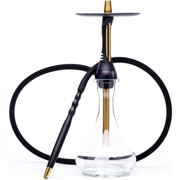 Купить Alpha Hookah - Model S Black Matt (Шахта+Шланг+Мундштук+Блюдце)