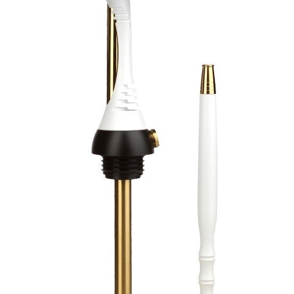 Купить Alpha Hookah - Model S Snow White (Шахта+Шланг+Мундштук+Блюдце)