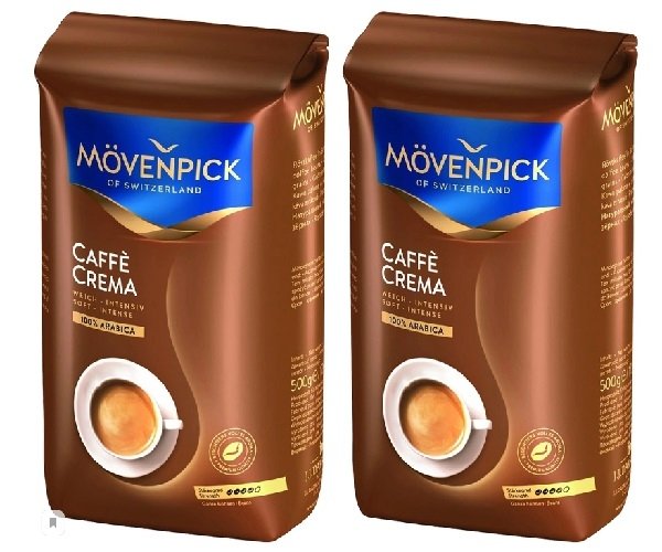 Купить MOVENPICK CAFFE CREMA Кофе Молотый 500 гр. (Набор из 2 шт по 500 гр)