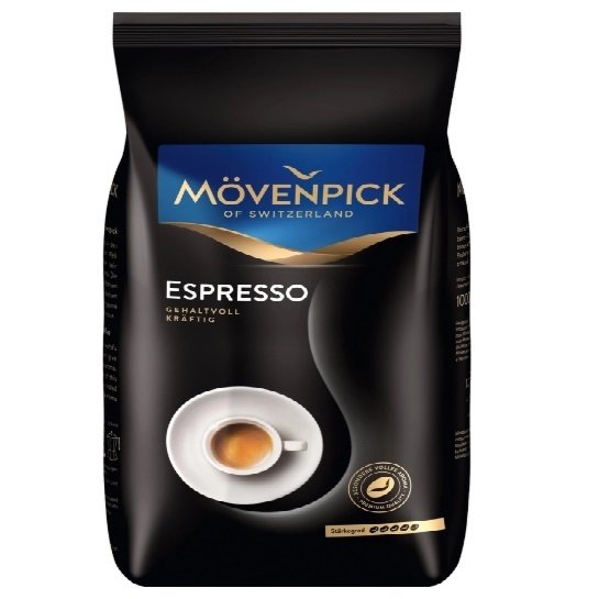 Купить J.J. Darboven Movenpick of Switzerland ESPRESSO кофе в зернах, 1 кг