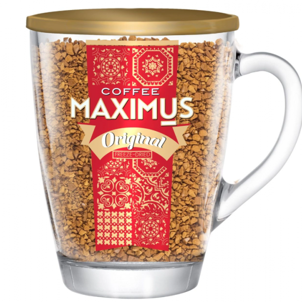 Купить Maximus Original кофе растворимый в стеклянной кружке, 70 г