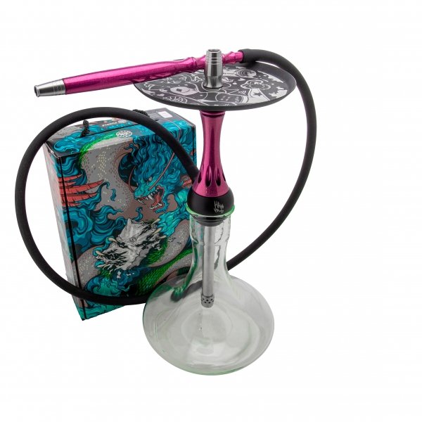 Купить Alpha Hookah - Model X SS Harley (Шахта+Шланг+Мундштук+Блюдце)