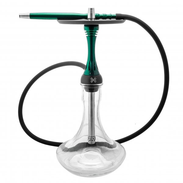 Купить Alpha Hookah - Model X Green Candy (Шахта+Шланг+Мундштук+Блюдце)