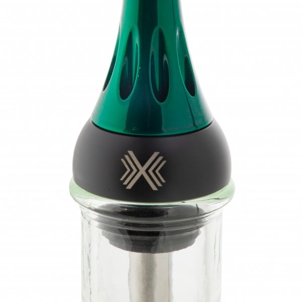 Купить Alpha Hookah - Model X Green Candy (Шахта+Шланг+Мундштук+Блюдце)