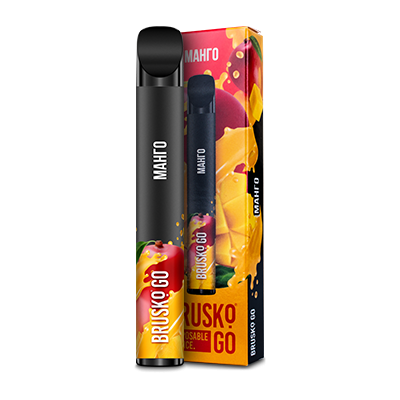 Купить Brusko Go - Манго, 800 затяжек, 20 мг (2%)