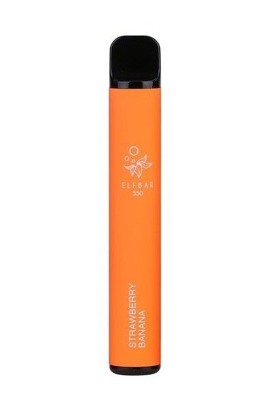 Купить Elf Bar - Strawberry banana (Клубника Банан), 800 затяжек, 20 мг (2%)
