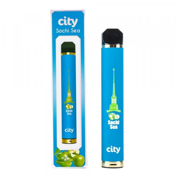 Купить City Street - Сочи (Яблоко, Груша, Лёд), 550 затяжек, 18 мг (1,8%)