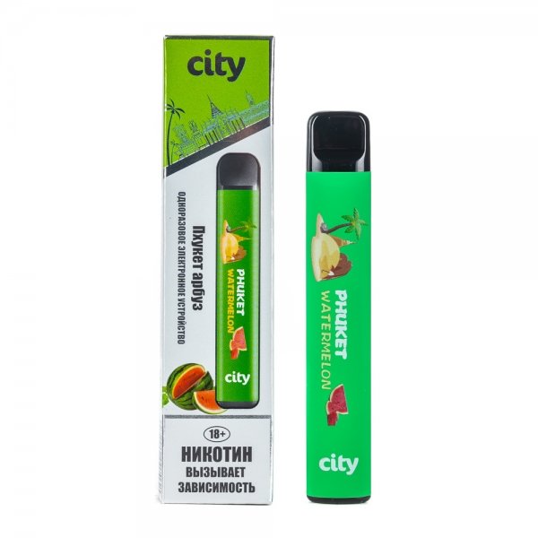 Купить City North - Phuket Watermelon (Пхукет Арбуз), 500 затяжек, 20 мг (2%)
