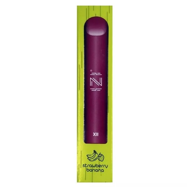 Купить IZI XII - Strawberry Banana (Банан Клубника), 800 затяжек, 20 мг (2%)