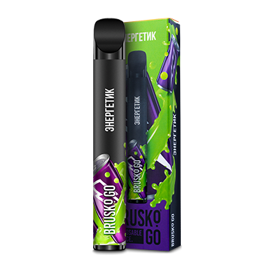 Купить Brusko Go - Энергетик, 800 затяжек, 20 мг (2%)