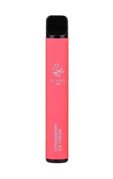 Купить Elf Bar - Strawberry ice cream (Клубничное мороженое), 800 затяжек, 20 мг (2%)