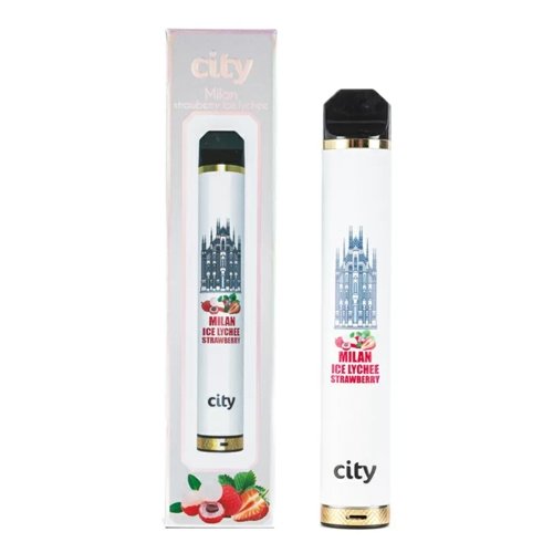 Купить City Street - Милан (Лед. клубника и личи), 550 затяжек, 18 мг (1,8%)