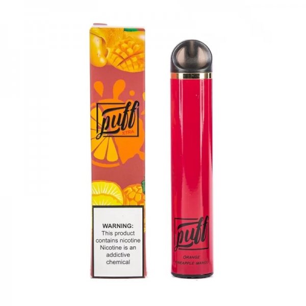 Купить Puff XTRA - Orange Pineapple Mango (Манго, Ананас, Апельсин), 1500 затяжек, 20 мг (2%)