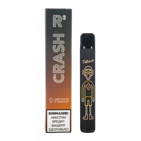Купить Crash R2  - Tobacco (Табак), 800 затяжек, 20 мг (2%)