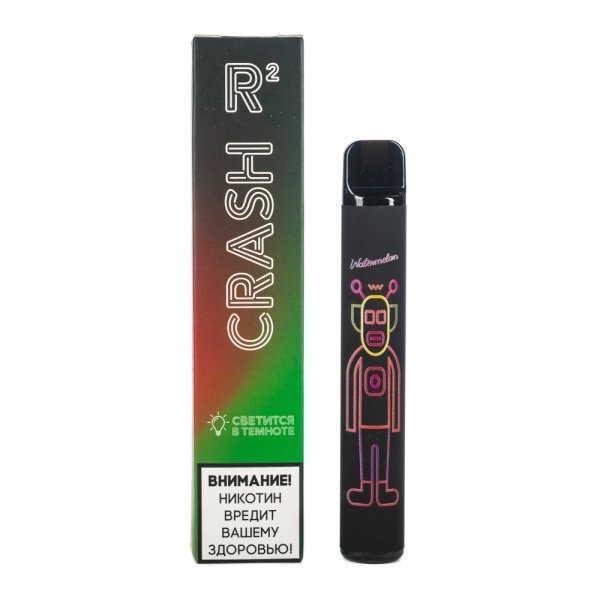 Купить Crash R2  - Watermelon (Арбуз), 800 затяжек, 20 мг (2%)