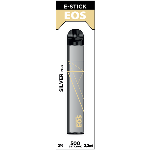 Купить EOS Silver Plus - BANANA ICE, 500 затяжек, 20 мг (2%)