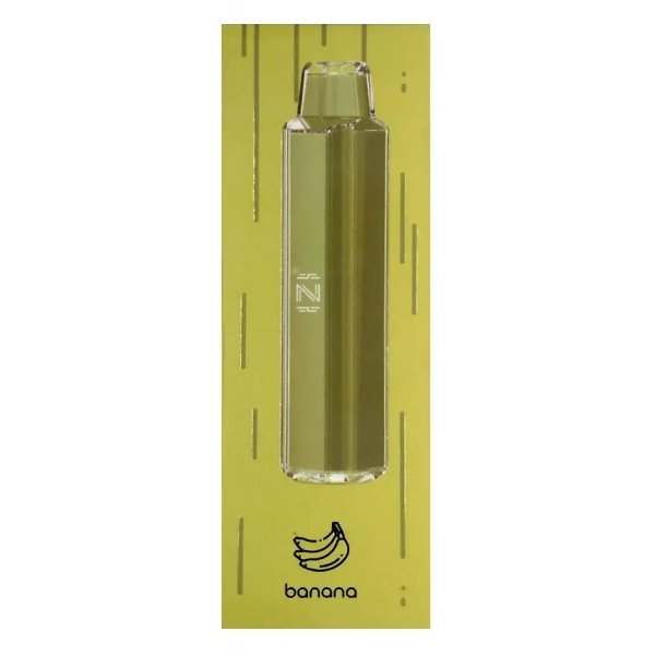 Купить IZI x8 - Banana (Банан), 1500 затяжек, 20 мг (2%)