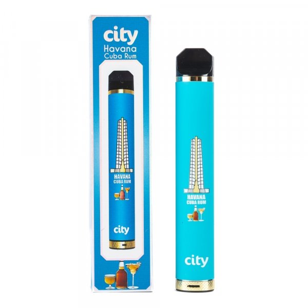 Купить City Street - Гавана (Кубинский ром, сигары), 550 затяжек, 18 мг (1,8%)