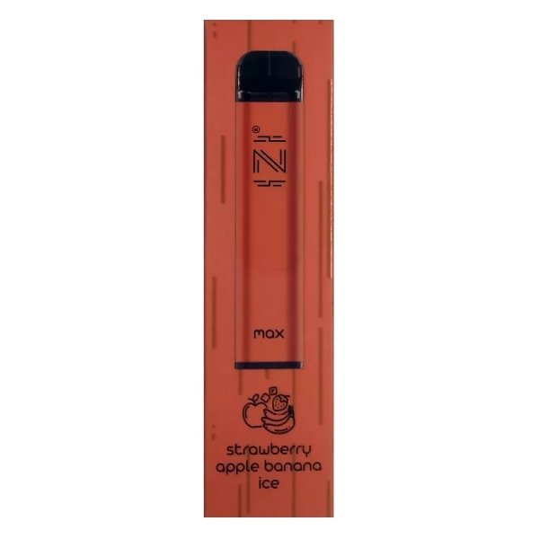 Купить IZI Max - Strawberry Banana Apple (Клубника банан яблоко), 1600 затяжек, 20 мг (2%)