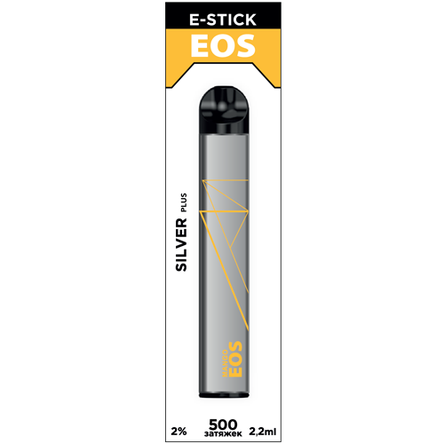 Купить EOS Silver Plus - MANGO, 500 затяжек, 20 мг (2%)