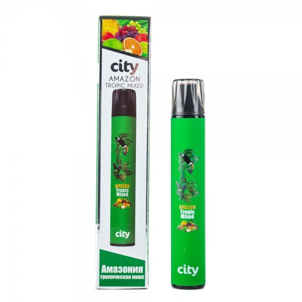 Купить City North - Amazon Tropic Mixed (Амазония тропический микс), 500 затяжек, 20 мг (2%)