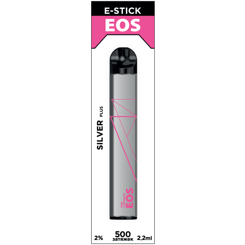 Купить EOS Silver Plus - PINK LEMONADE, 500 затяжек, 20 мг (2%)
