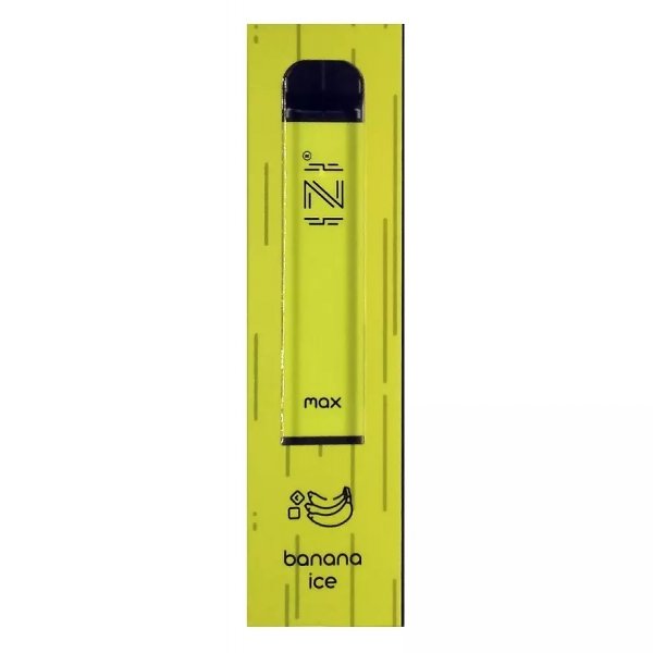 Купить IZI Max - Banana Ice (Холодный банан), 1600 затяжек, 20 мг (2%)
