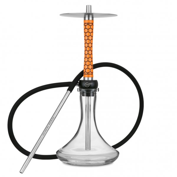 Купить Geometry Hookah Little Bro Honeycomb Gloss Orange