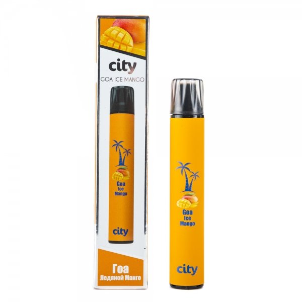 Купить City North - Goa Ice Mango (Гоа Ледяной манго), 500 затяжек, 20 мг (2%)