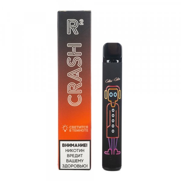Купить Crash R2  - Cola-Cola (Кола), 800 затяжек, 20 мг (2%)