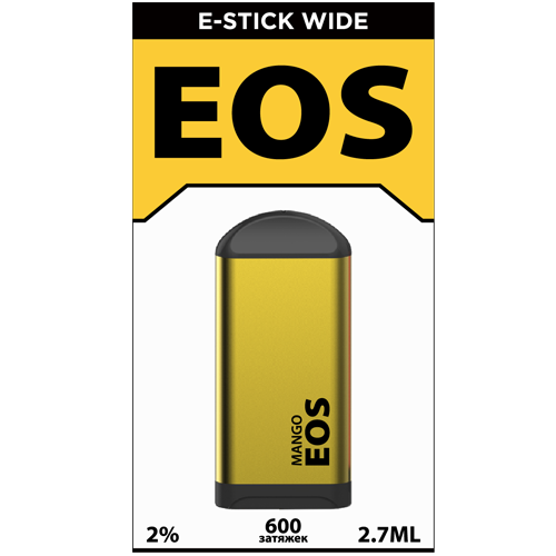 Купить EOS e-stick Wide - MANGO, 600 затяжек, 20 мг (2%)