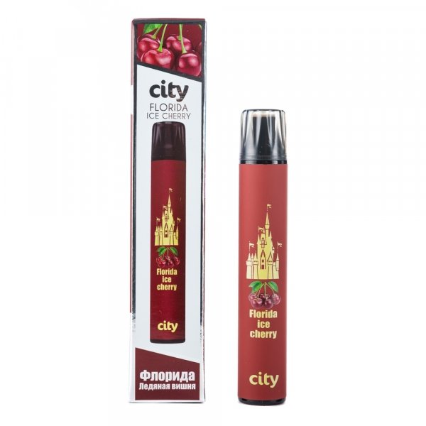Купить City Street - Флорида (Ледяная вишня), 550 затяжек, 18 мг (1,8%)
