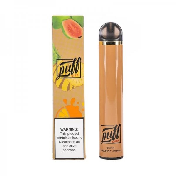 Купить Puff XTRA - Guava Pineapple Orange (Гуава, Ананас, Апельсин), 1500 затяжек, 20 мг (2%)
