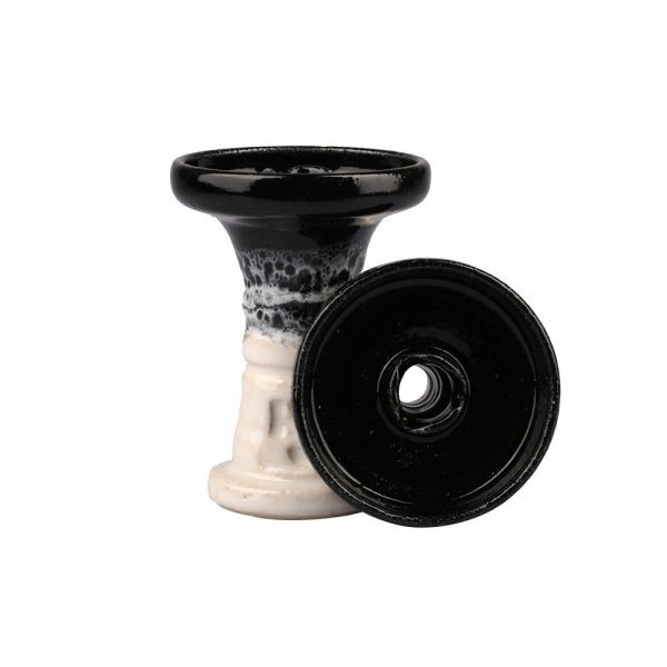 Купить Чаша Hookah John HJ Trimany Blackberry over White